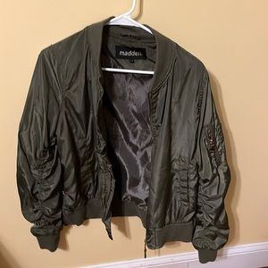 Army green light jacket